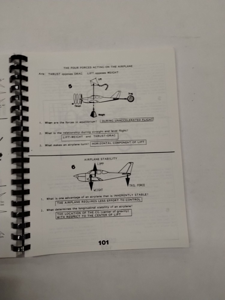 Flight Tech, Inc. Private Pilot Course Manual 1984, -Original