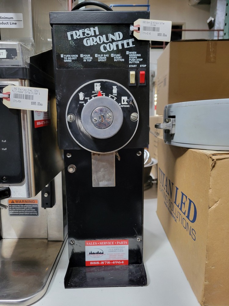 USED Bunn G3 HD Bulk Coffee Grinder