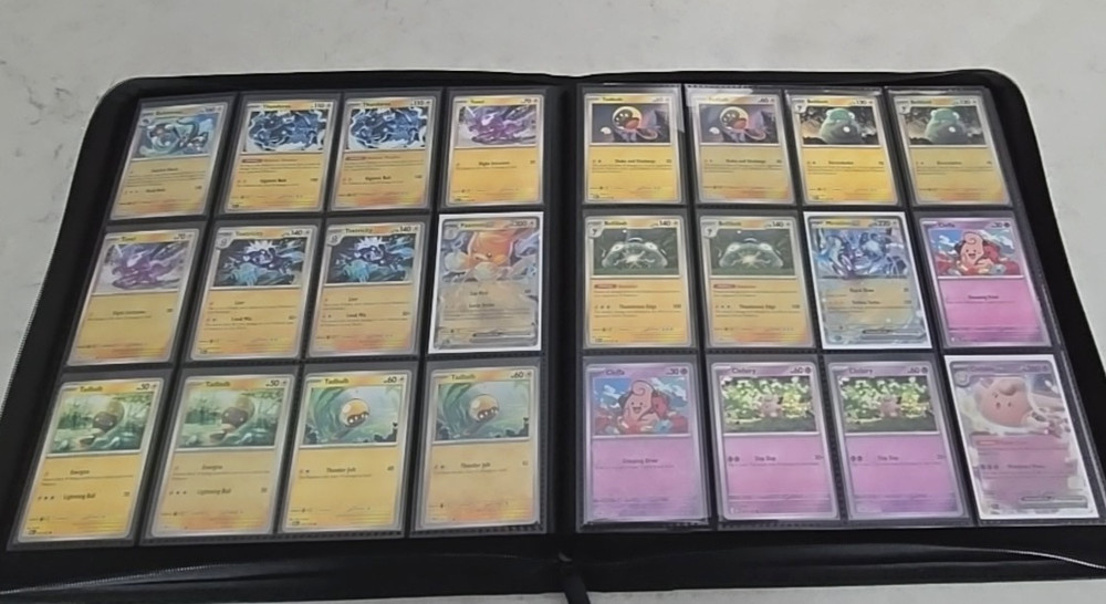 Obsidian Flames Complete Base Set w/ Reverse Holo & Binder - 382 Cards