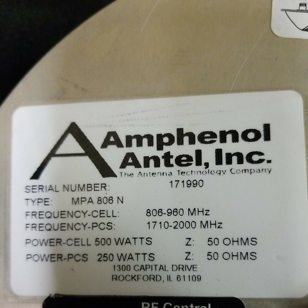 Amphenol MPA-806-N, Variable Gain Ceiling Antenna, N female
