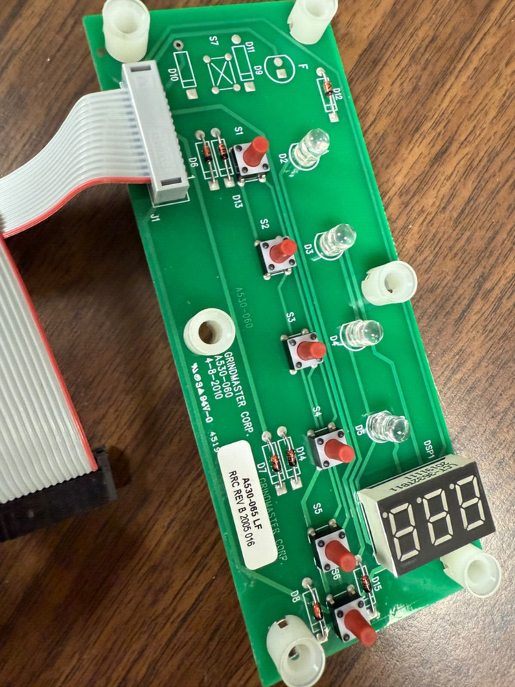 Grindmaster Brewer Touchpad Assy A530-065