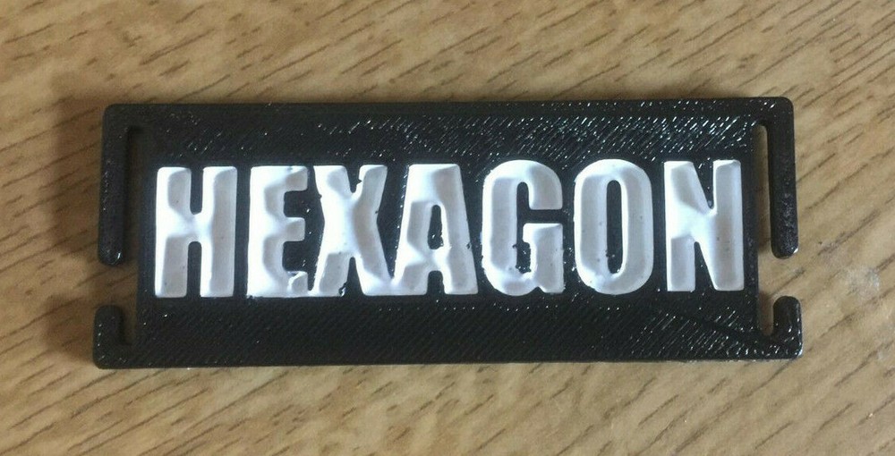 CUSTOM TEXT MOLLE TAGS 3d printed Airsoft