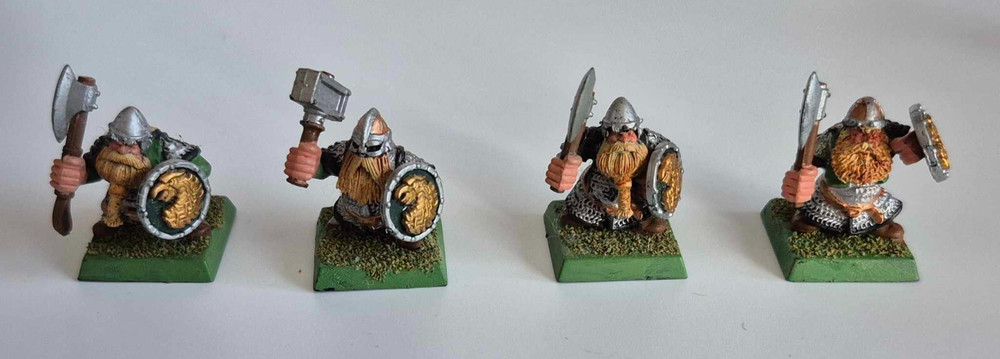 Warhammer Dwarf unit, painted