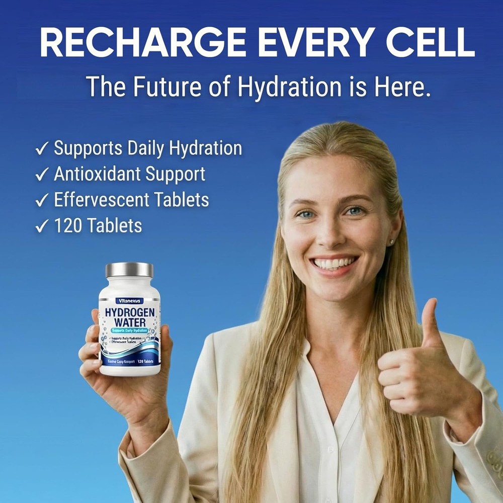 Molecular Hydrogen Water Tablets 120PCS Hydrogen Tablets for Drinking Water