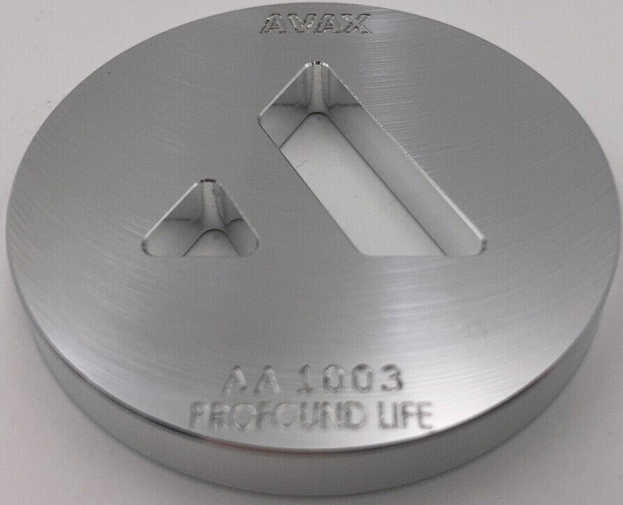Commemorative Avalanche AVAX Crypto Token - Aluminum
