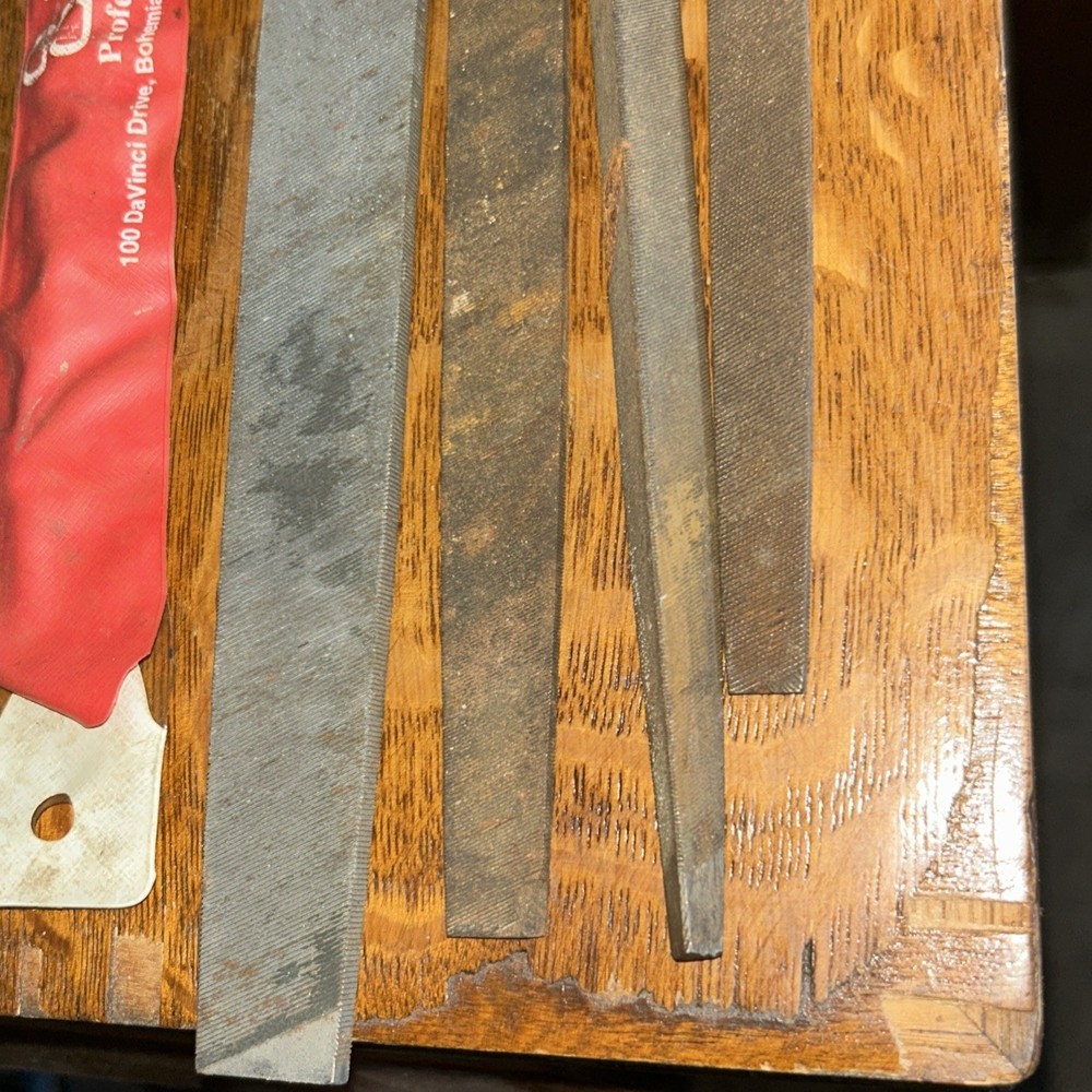 Blue-Point Plastic Adjustable Jaw File Handle GA98with 5 Assorted Files