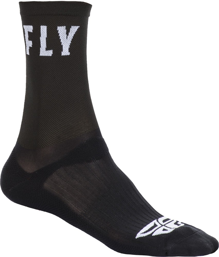 Fly Racing Crew Socks Sm/Md Black