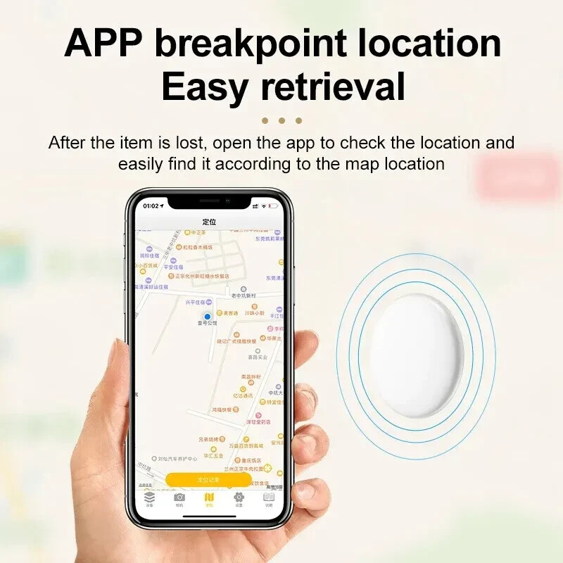6 Pack Smart Air Tag GPS Bluetooth Tracking for Keys/ IOS & Android