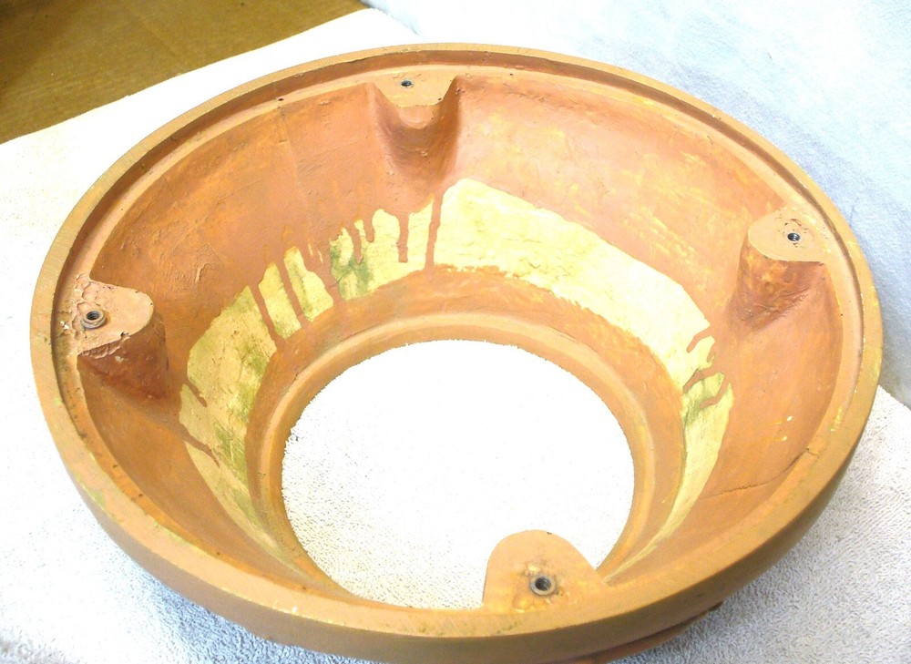 Ceramic Grape Vine Design Ceiling Fan Mount Cover or Repurpose Art / Crafts