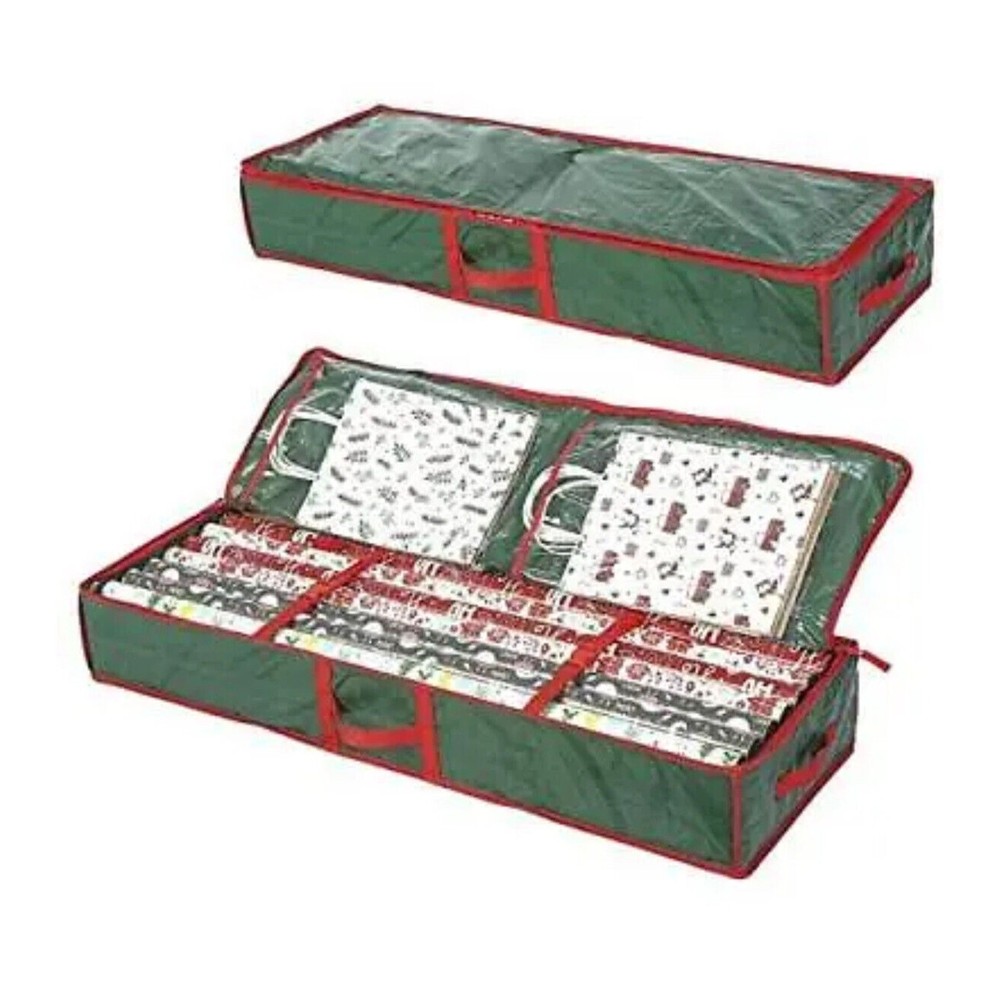 Underbed Gift Wrap Organizer Gift Wrapping Paper Storage Container
