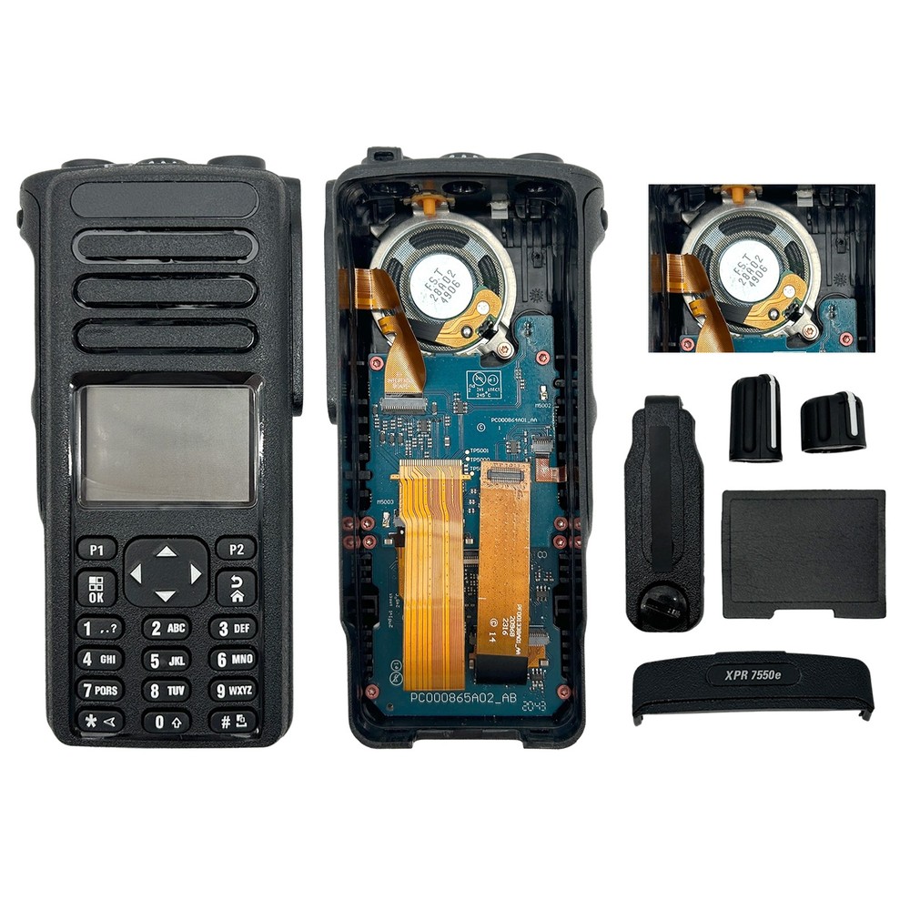 For XPR7550e Radios Replacement Housing Case With Speaker LCD & Keypad Keyboard