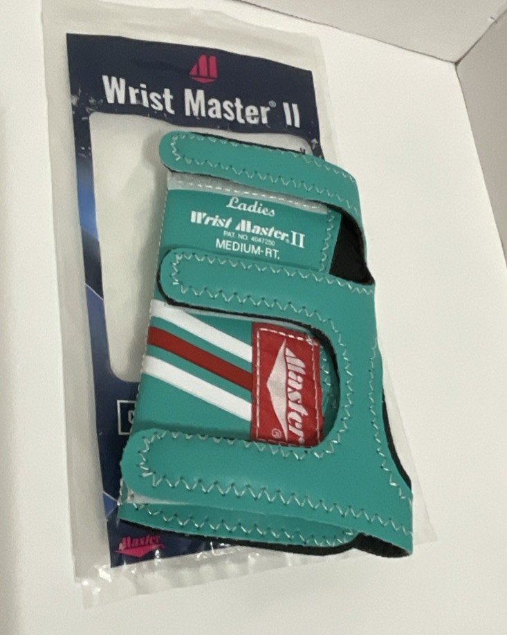 Ladies Wrist Master II Medium-RT Bowling Wrist Grip  Teal
