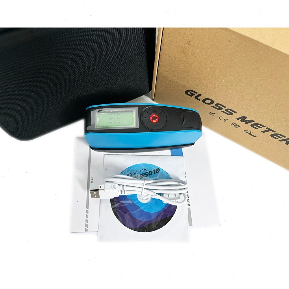 Multiple Angle Gloss Meter with Angle 20° 60° 85° for Rubber Printing Paper