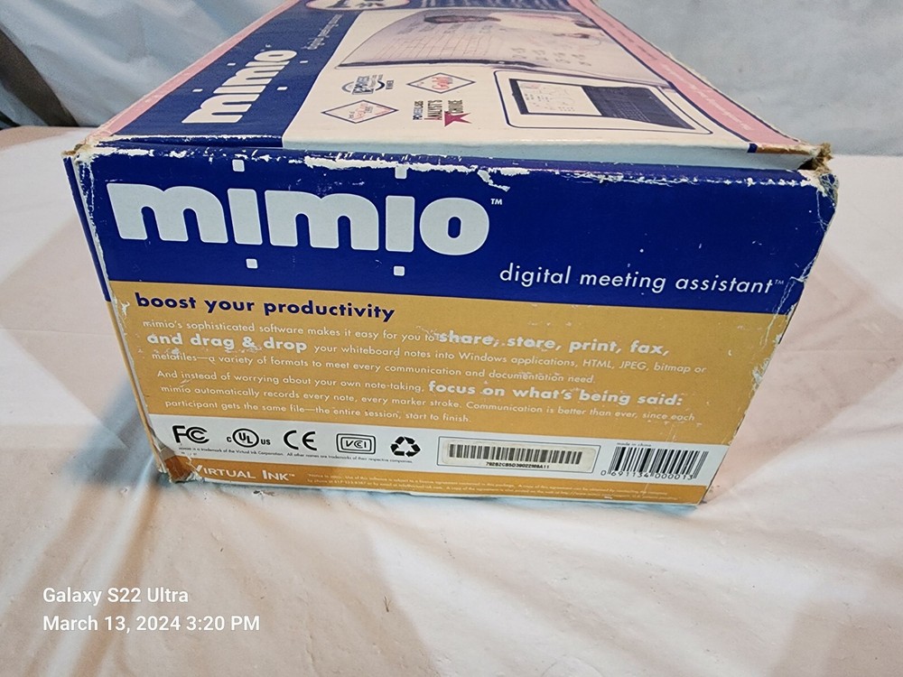 Mimio Digital Assistant Version 1.0 Windows95, 98, NT 4.0