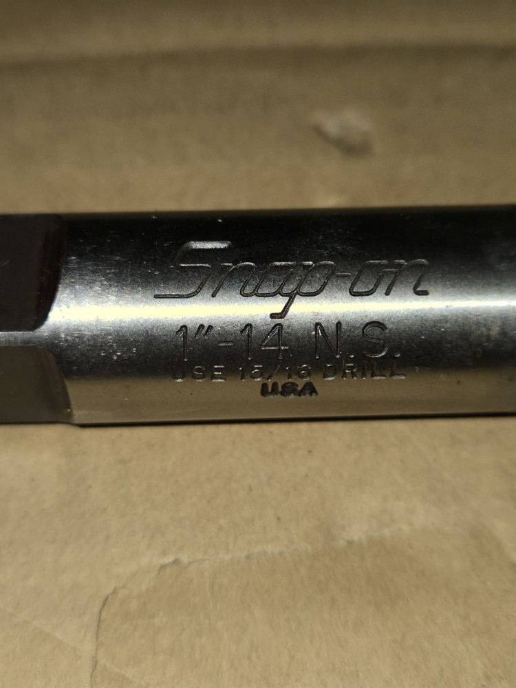 Snap On Tools Threading Tap 1"-14 N.S. Used