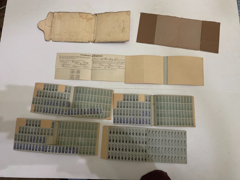 WWII United States War Ration Books