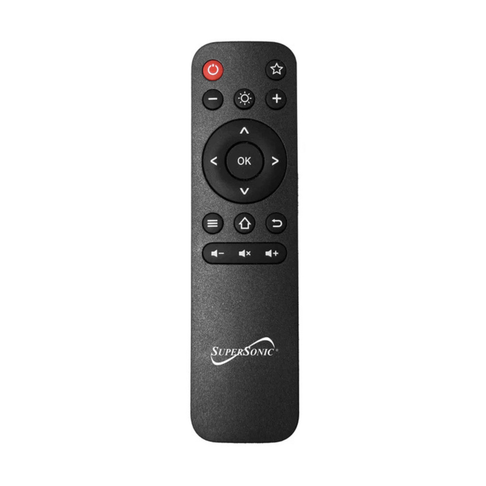 Supersonic Smart WiFi Streaming Projector with Bluetooth and Lighting Effects