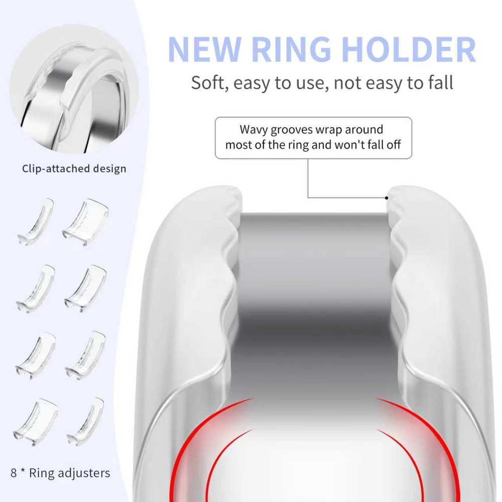 Ring Sizers for Loose Rings - 12 Pack Medium, 12 Size(2 Styles1-8mm）