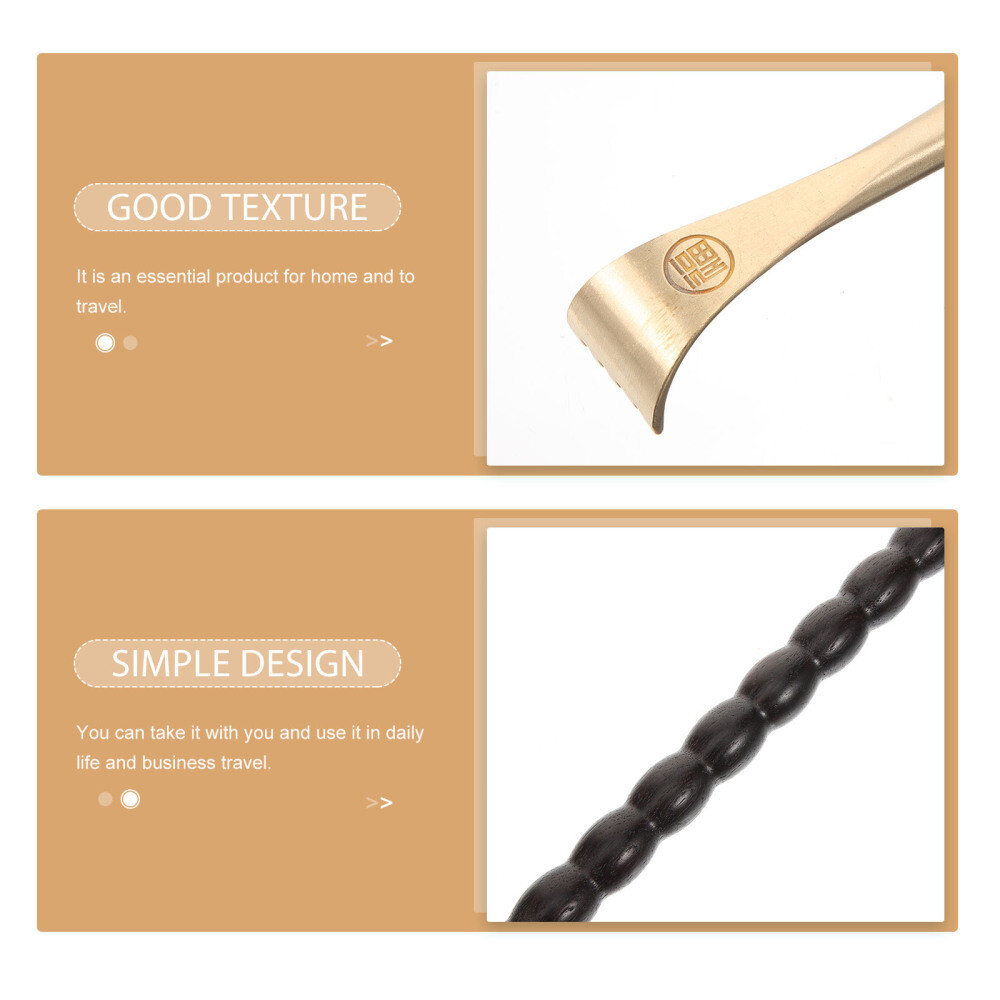 Copper Wooden Back Scratcher Elder Ergonomic Manual