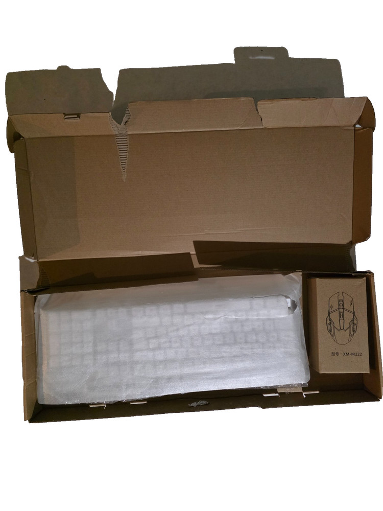XINMENG K680 Wireless Gaming Backlit Keyboard and Mouse (missing charger cable)