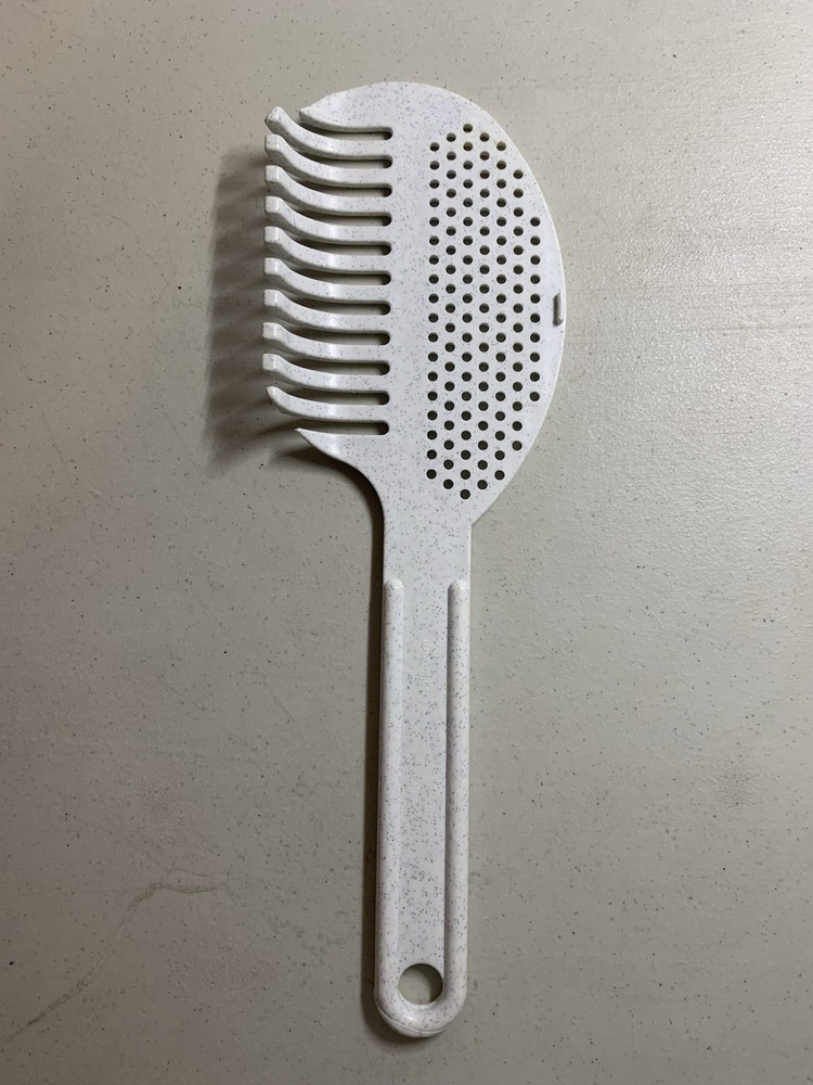 Vintage Tupperware Spagetti Fork/Strainer Speckled