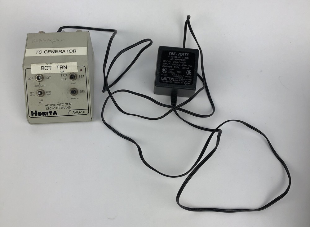 Horita AVG-50 Active VITC (Vertical Interval Time Code) Generator, Composite, NT