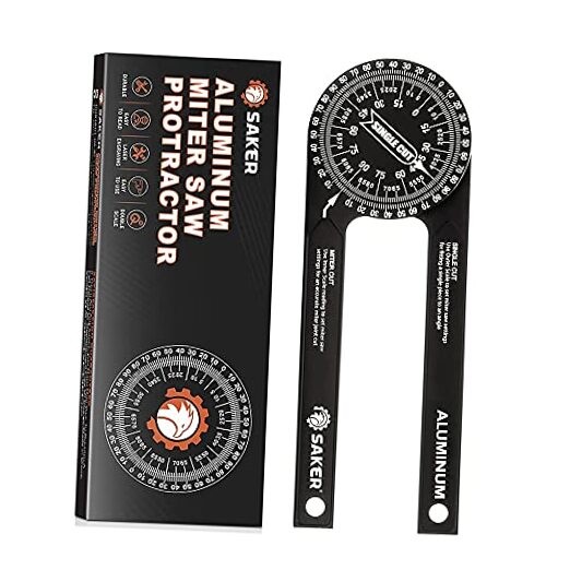 Miter Saw Protractor|7-Inch Aluminum Protractor Angle Finder Featuring 1 Pack