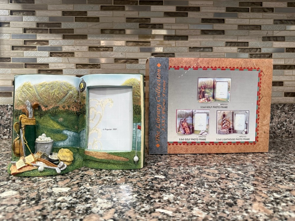 Library Collection Golf 3.5x5 Photo Frame