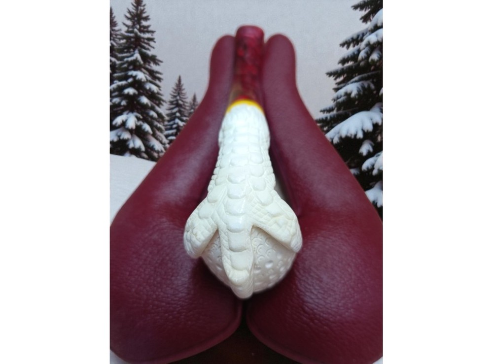 Block Meerschaum Eagle Claw Pipe