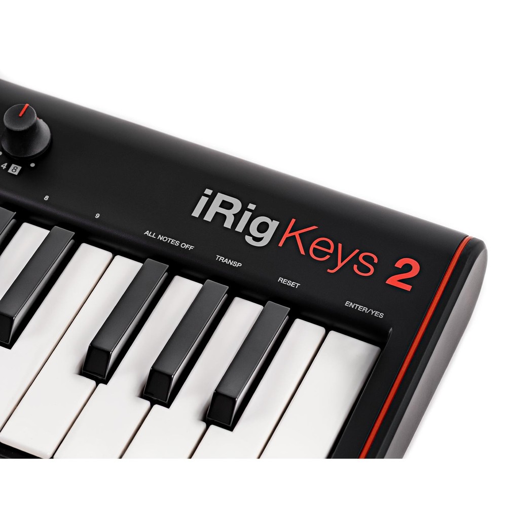 IK Multimedia iRig Keys 2 Compact 37-Key MIDI Keyboard Controller