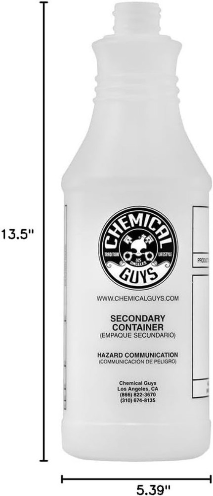 Chemical-Resistant Sprayer 32oz Clear
