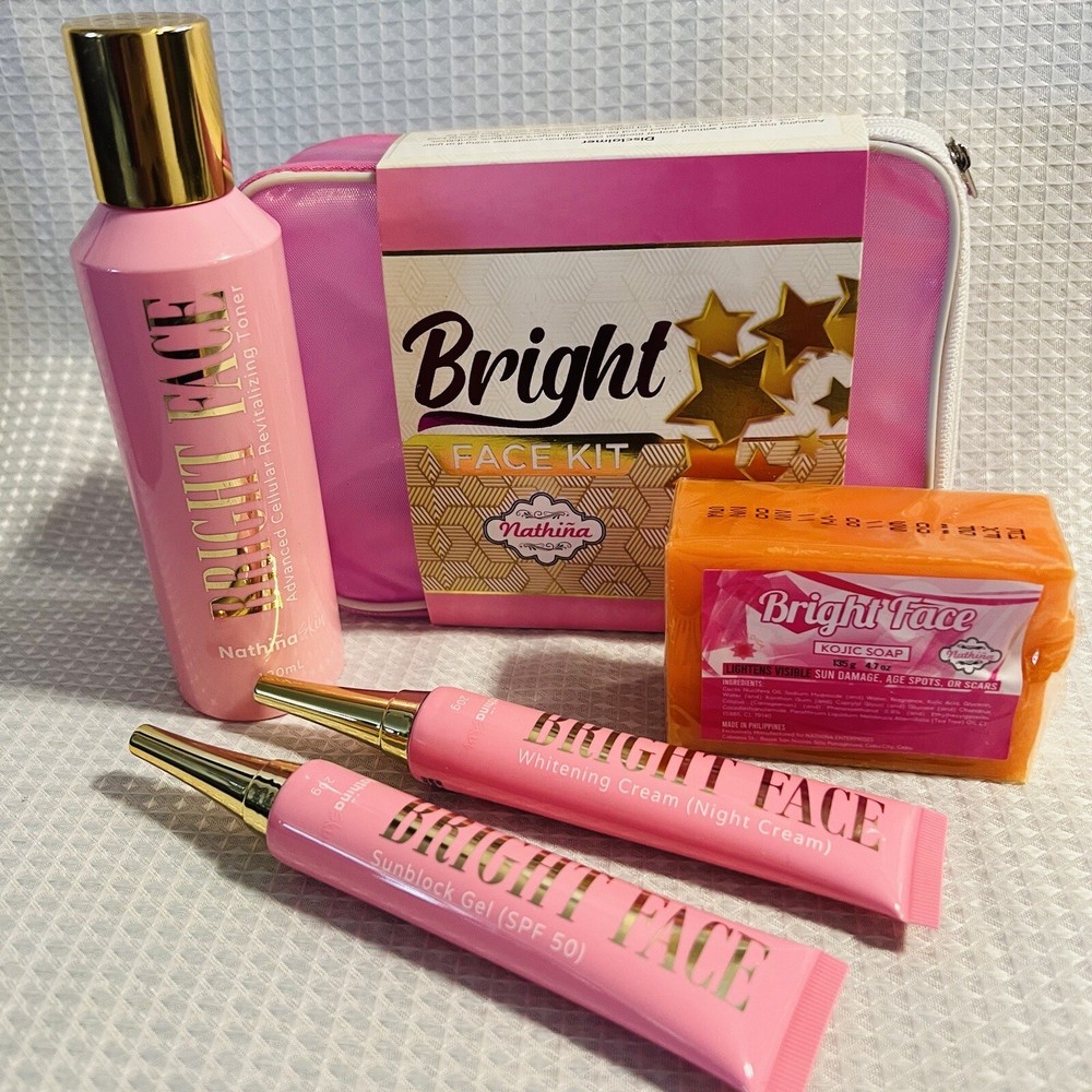 2x Nathina Bright Face Kit (New Packaging)