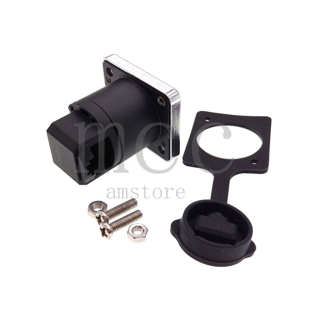 RJ45 female socket panel mounting holder adapter，RJ45 Network Ethernet connector