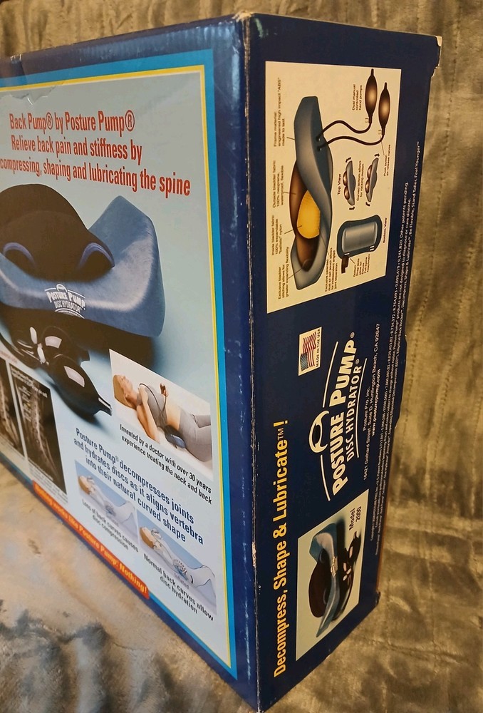 Posture Pump Disc Hydrator Elliptical Back Rocker Back Model 2000 with Box