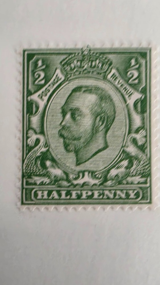 SG 339 1912 ½d Green