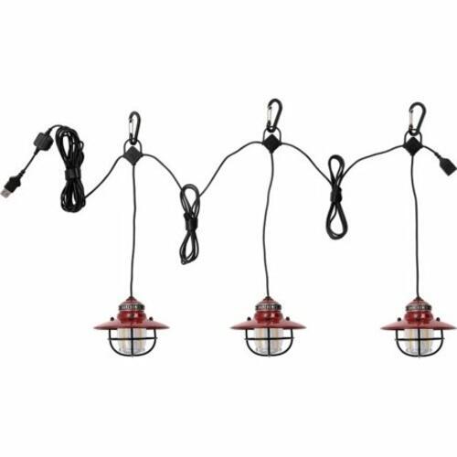 Barebones Living LIV-267 Edison String Lights LED Red
