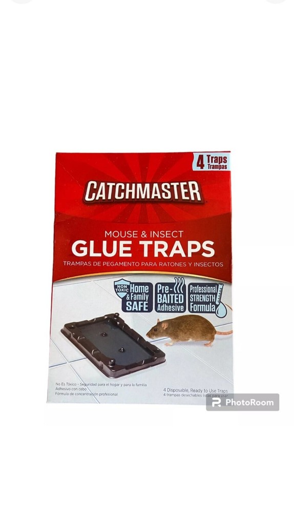Catchmaster Mouse & Insect Glue Traps box of 4
