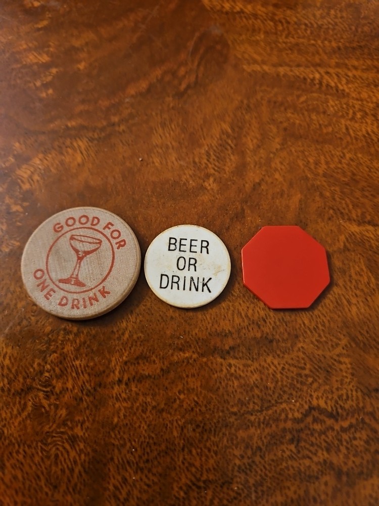Vintage Collection Free Drink Coins Michigan