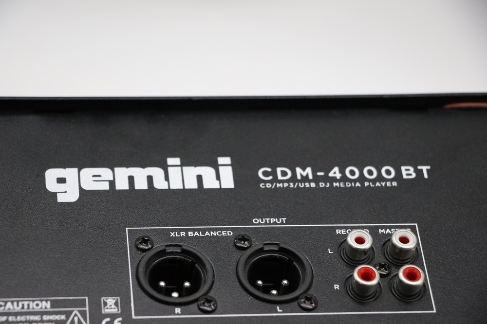 Gemini CDM-4000BT Dual CD/USB Media Player with Bluetooth