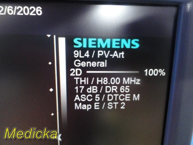 2013 Siemens 9L4 Linear Array Ultrasound Transducer Ref 10035946 ~ 39512