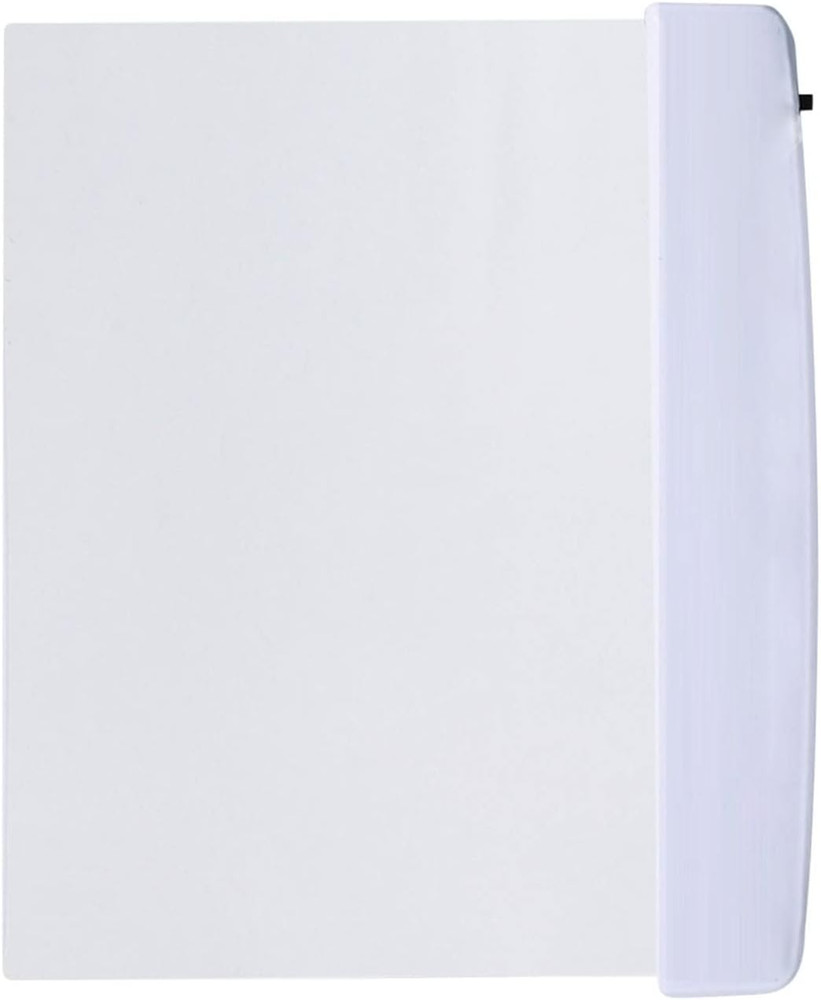 Flat Book Light Clear LED Full Page Light for Reading in Bed Wireless White