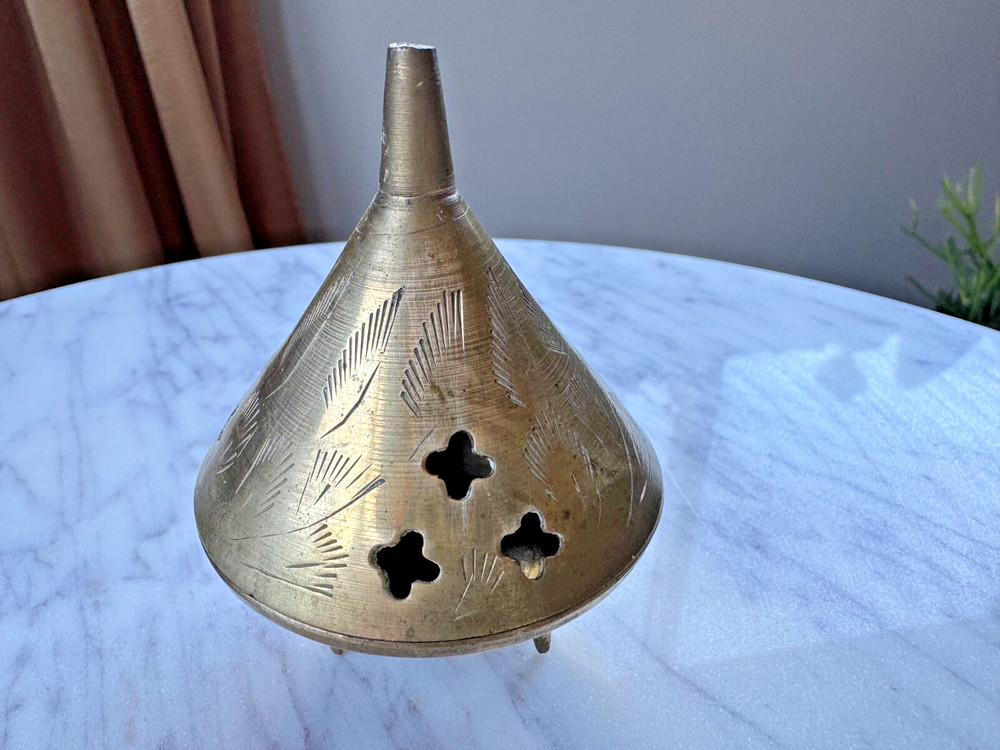 1970 Brass Incense Burner