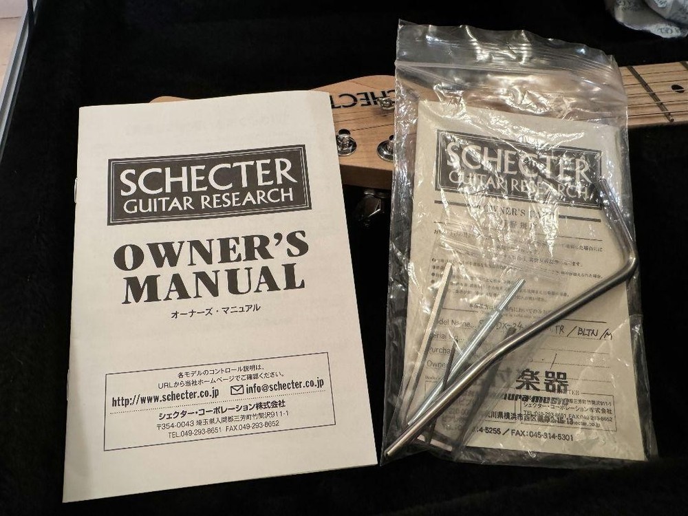SCHECTER SD-DX-24-AS-VTR BLTMM Safe Packing!