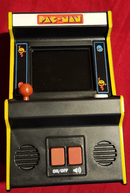 Pac Man Toy Arcade Game Cabinet - Basic Fun - Tested And Working!