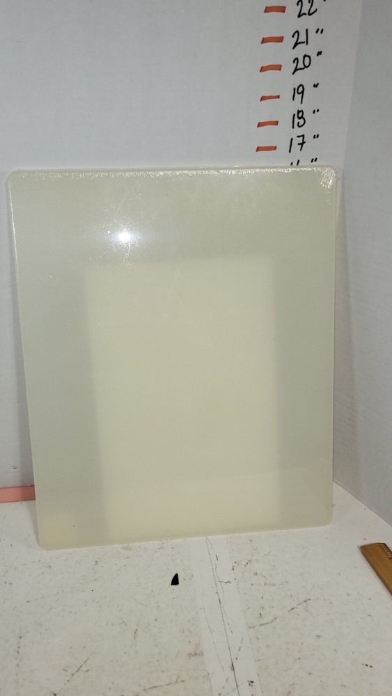 NSF Polysafe Cutting Board with Handle, 14 by 17 Inches, White