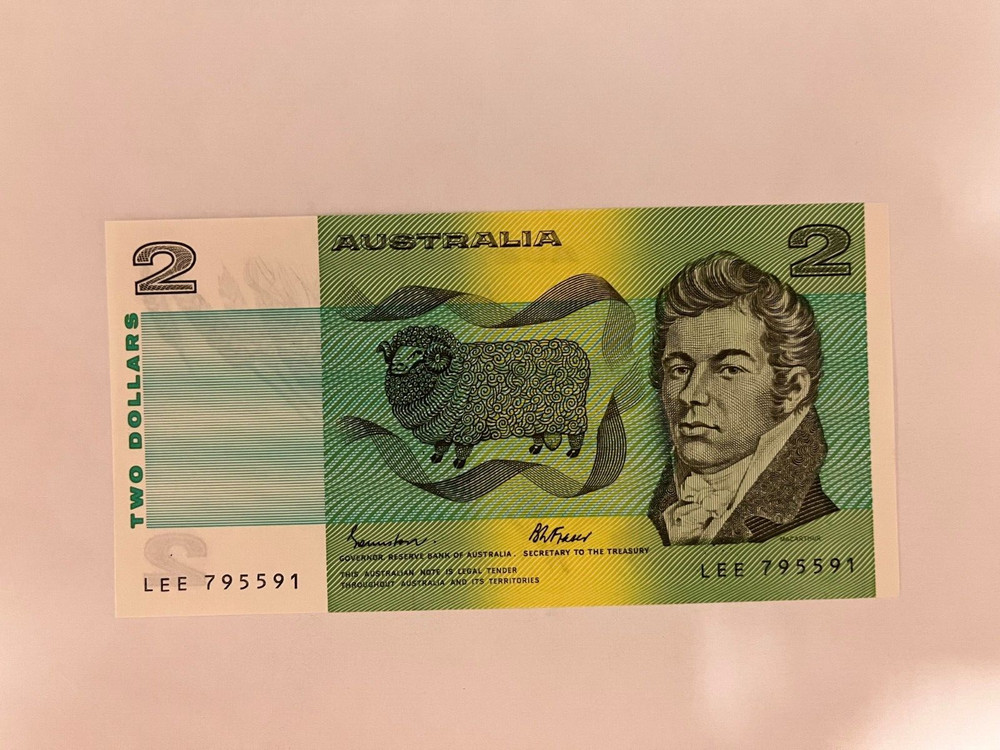 1985 Australia Two Dollars World Banknote