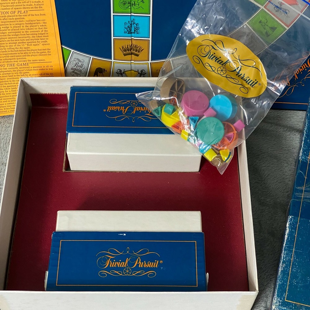 Trivial Pursuit Master Board Game Genus Edition Original 1981 Version. Complete.