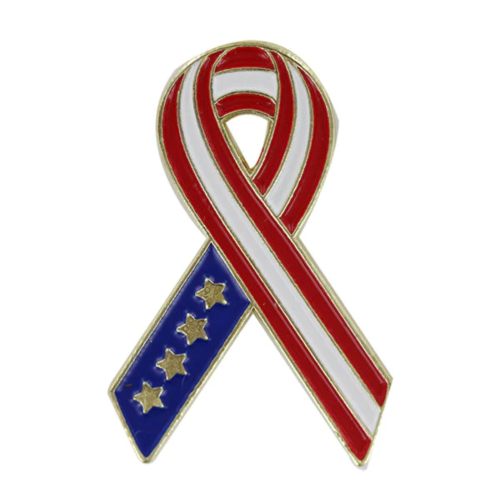 GENUINE U.S. LAPEL PIN: REMEMBRANCE RIBBON
