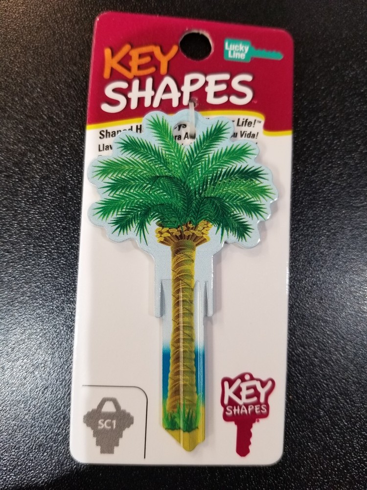 PALM TREE SHAPED SCHLAGE SC1 KEYBLANK - READ DETAILS BELOW