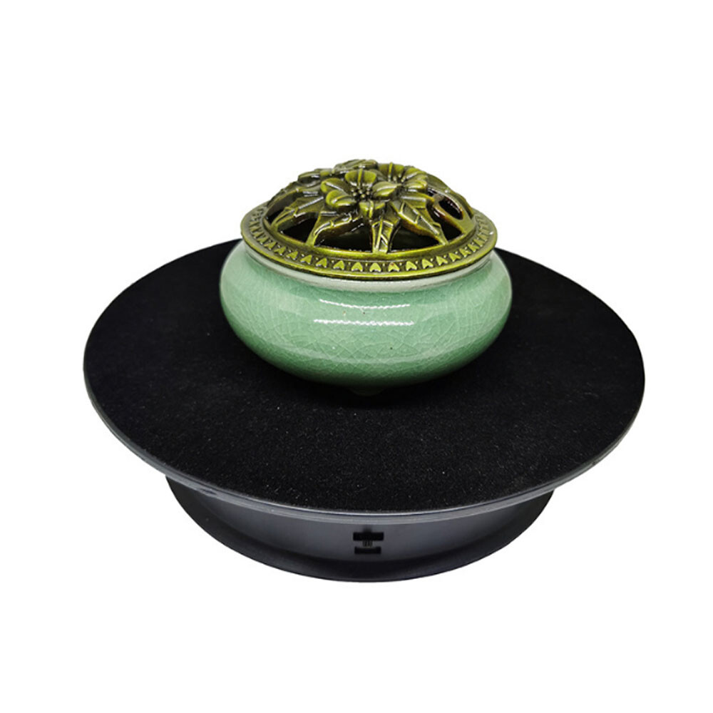 Automatic Base Jewelry Plate Rotating Visualizer Shooting Motorized Turntable